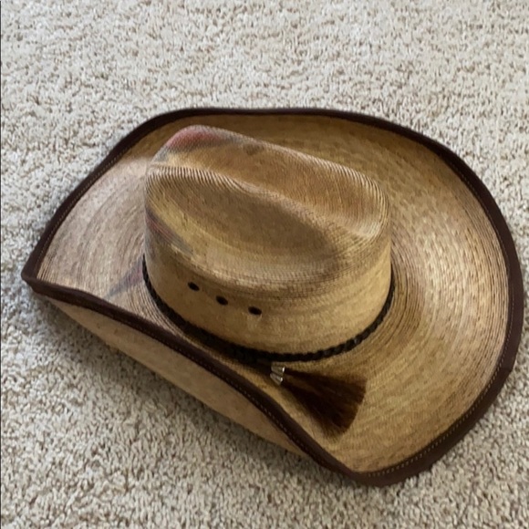 Texas Straw Hat Brown and Tan NWT - Picture 1 of 6